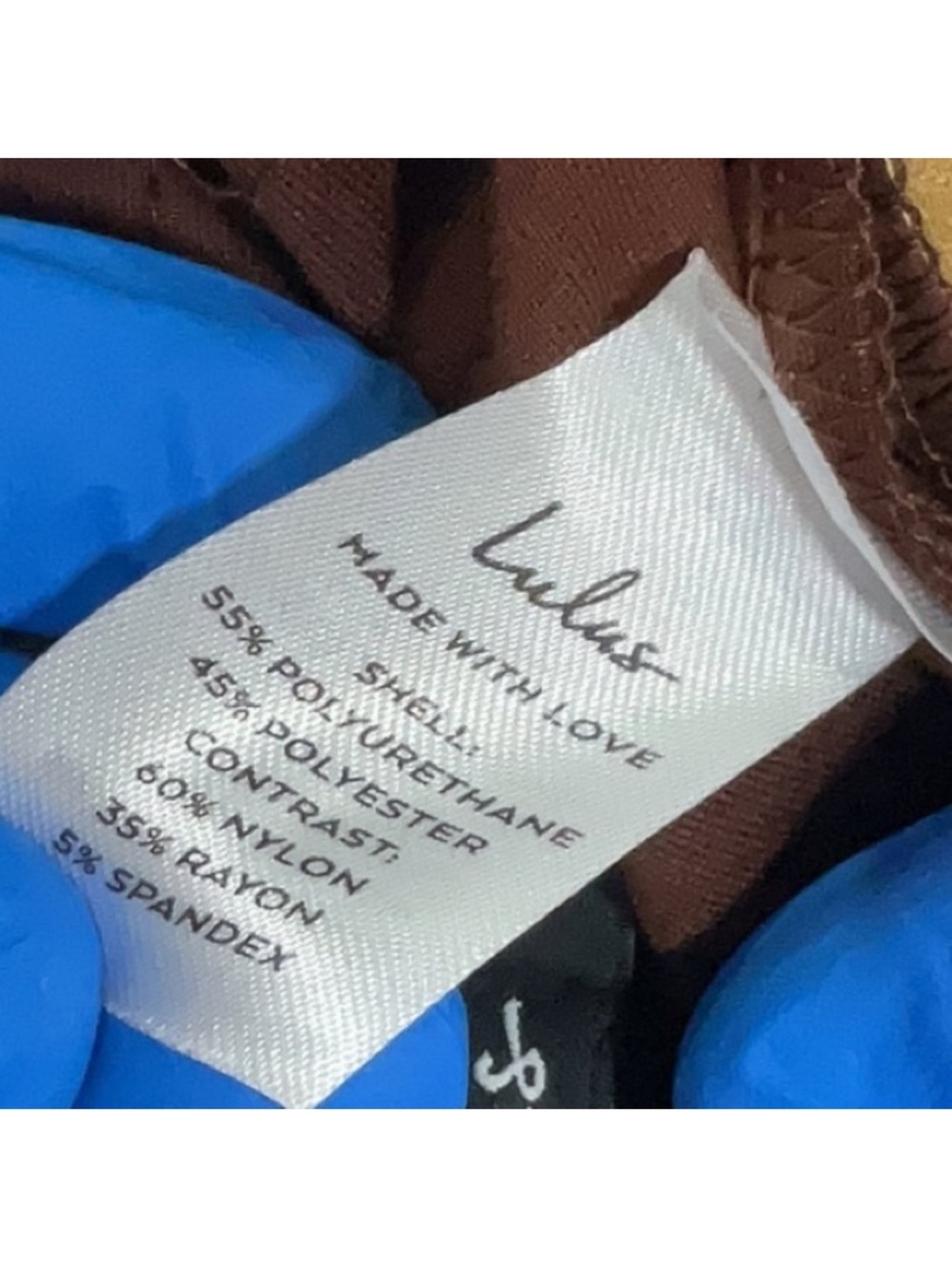 Lulus Faux Leather High Rise Leggings Brown XS Party In The Front Slim Pants NWT - Picture 5 of 5